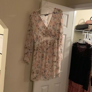 Floral Dress w/bell sleeves
